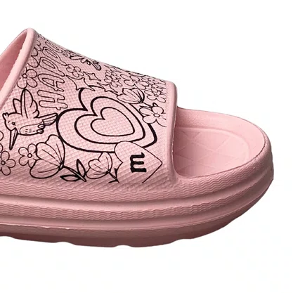 Birken Molekinha Infantil Feminina Rosa Acompanha Canetinhas 
