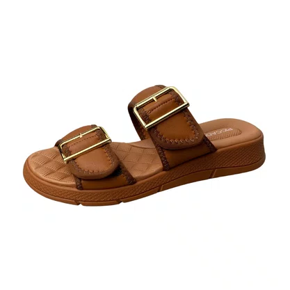 Birken Piccadilly Feminina Pinhão Fivelas Douradas 
