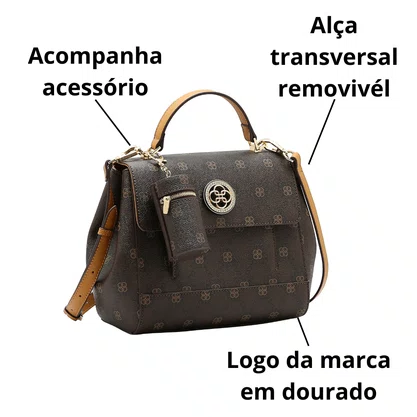 Bolsa Chenson Feminina Café Alça Mão