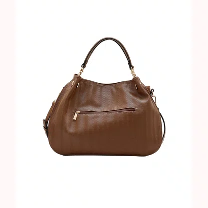 Bolsa Chenson Feminina Café Fechamento Zíper 