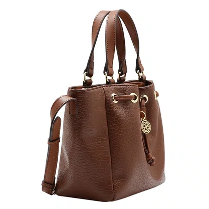 Bolsa Chenson Feminina Café Fecho Zíper 
