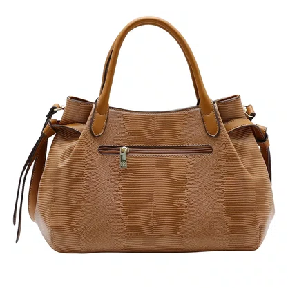 Bolsa Chenson Feminina Marrom Alça Mão 