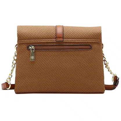 Bolsa Chenson Feminina Marrom Alça Transversal 