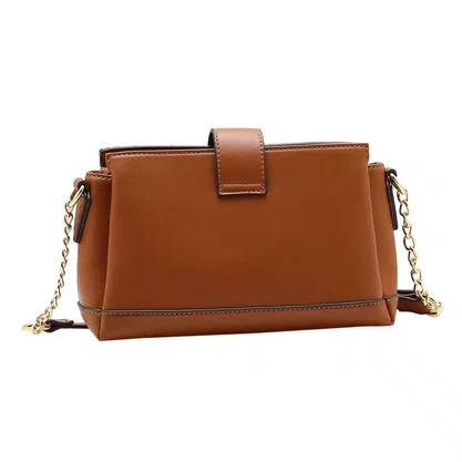 Bolsa Chenson Feminina Marrom Alça Transversal 
