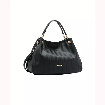 Bolsa Chenson Feminina Preta Fechamento Zíper 