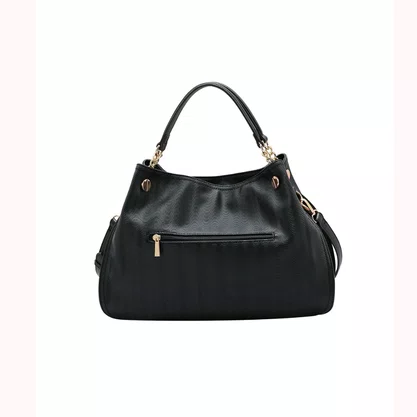 Bolsa Chenson Feminina Preta Fechamento Zíper 