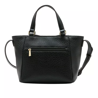 Bolsa Chenson Feminina Preto Fecho Zíper