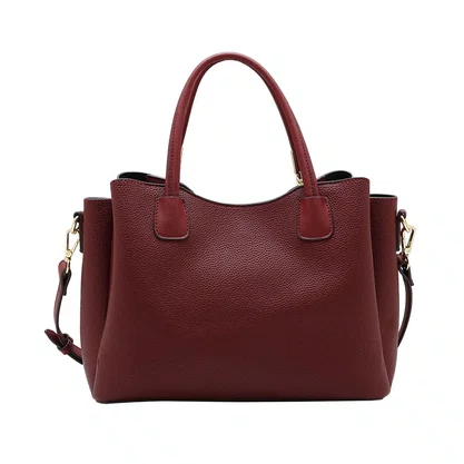 Bolsa Chenson Feminina Vinho Ferragens Douradas 