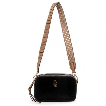 Bolsa Wj Feminina Preta Alça Transversal