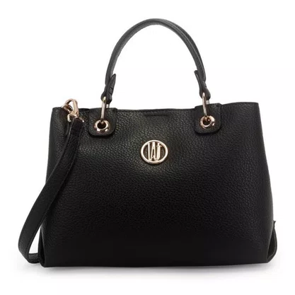 Bolsa Wj Feminina Preta Alça Transversal Removível