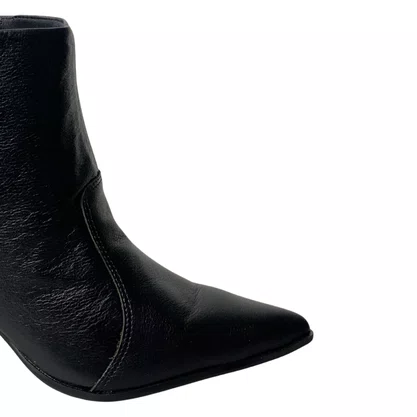 Bota Bebecê Feminina Preto Couro