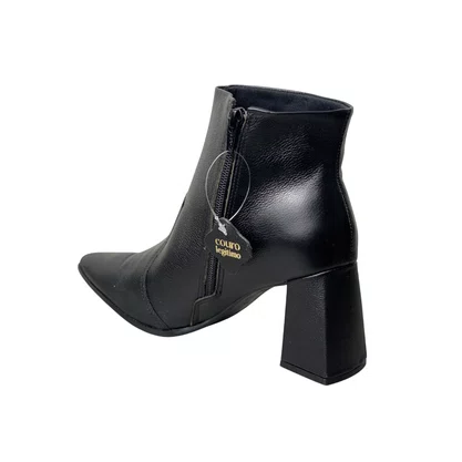 Bota Bebecê Feminina Preto Couro