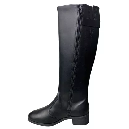 Bota Beira Rio Feminina Preto Cano Alto 