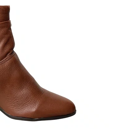 Bota Bottero Feminina Conhaque Couro