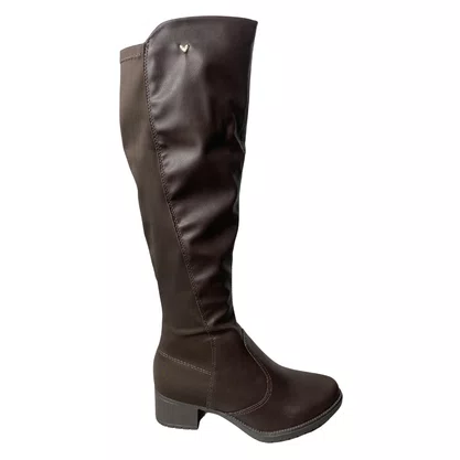 Bota Mississipi Feminina Café Cano Alto 