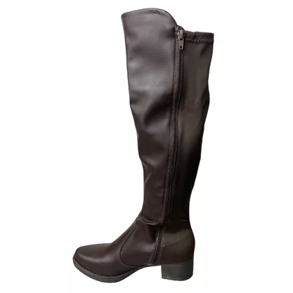 Bota Mississipi Feminina Café Cano Alto 