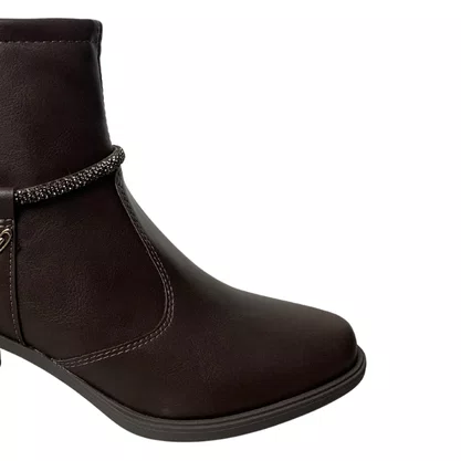 Bota Mississipi Feminina Café Cano Baixo 