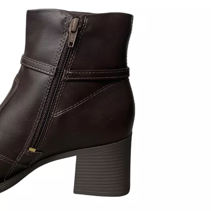 Bota Mississipi Feminina Café Cano Baixo 