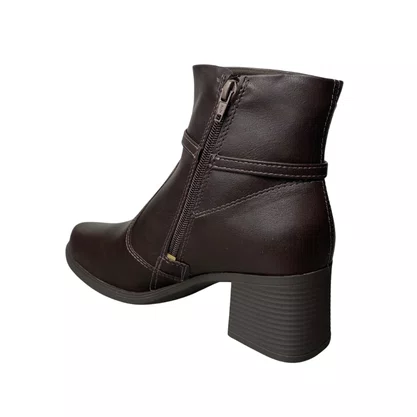 Bota Mississipi Feminina Café Cano Baixo 