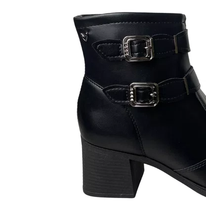 Bota Mississipi Feminina Preto Cano Baixo 