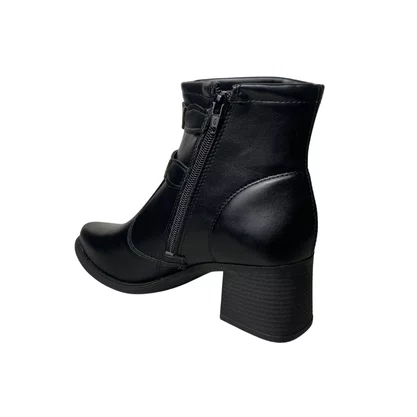 Bota Mississipi Feminina Preto Cano Baixo 