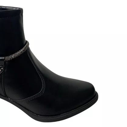 Bota Mississipi Feminino Preto Cano Baixo 