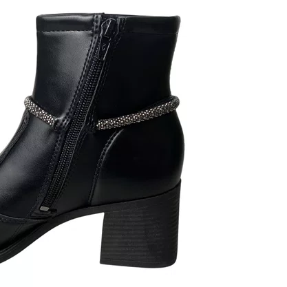 Bota Mississipi Feminino Preto Cano Baixo 