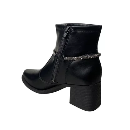 Bota Mississipi Feminino Preto Cano Baixo 