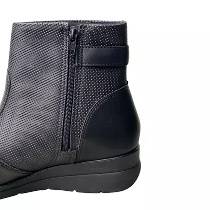 Bota Modare Feminina Preto Fecho Zíper 