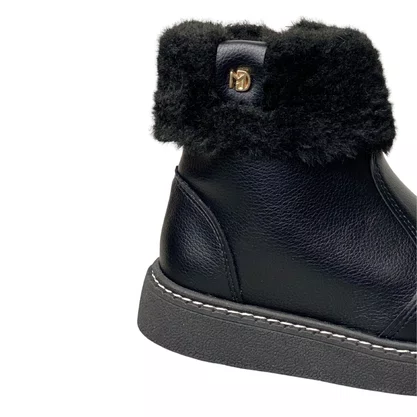 Bota Modare Feminina Preto Fecho Zíper