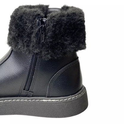 Bota Modare Feminina Preto Fecho Zíper