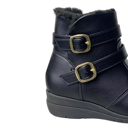 Bota Modare Feminina Preto Fecho Zíper