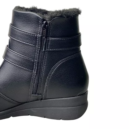 Bota Modare Feminina Preto Fecho Zíper