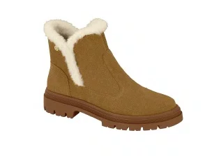 Bota Moleca Feminina Caramelo Peluciada 