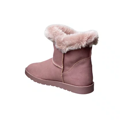 Bota Mooncity Feminina Pink Peluciada 