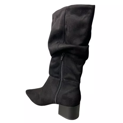 Bota Offline Feminina Preto Bico Fino 