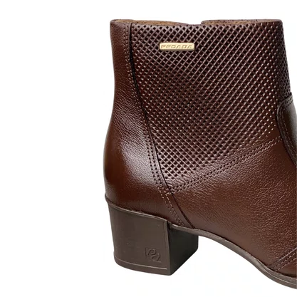 Bota Pegada Feminina Frontier Pinhão Couro