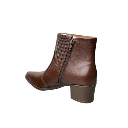 Bota Pegada Feminina Frontier Pinhão Couro