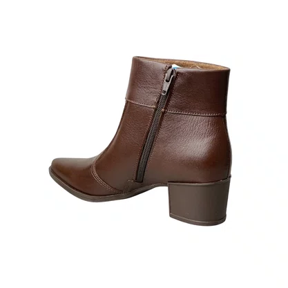 Bota Pegada Feminina Frontier Pinhão Couro