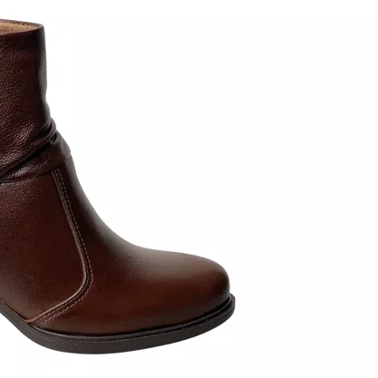 Bota Pegada Feminina Frontier Pinhão Couro 