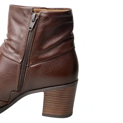 Bota Pegada Feminina Frontier Pinhão Couro 