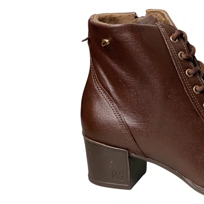 Bota Pegada Feminina Frontier Pinhão Couro 
