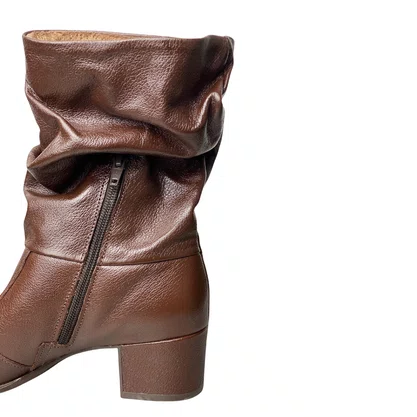 Bota Pegada Feminina Frontier Pinhão Couro 