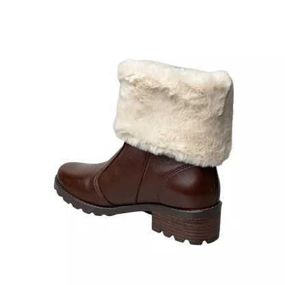 Bota Pegada Feminina Frontier Pinhão Couro 