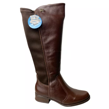 Bota Pegada Feminina Frontier Pinhão Couro