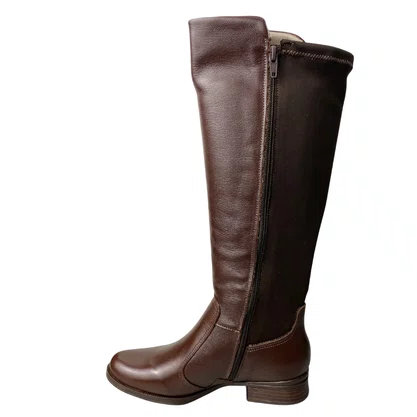Bota Pegada Feminina Frontier Pinhão Couro