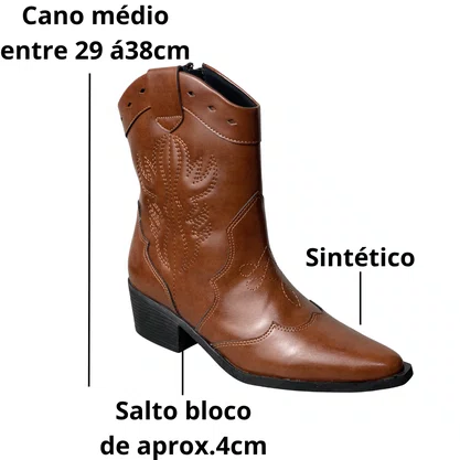 Bota Sua Cia Feminina Whisky Country 