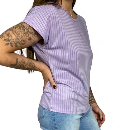 Camiseta Facinelli Feminina Violeta 