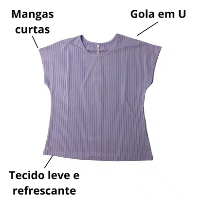 Camiseta Facinelli Feminina Violeta 
