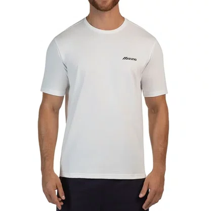 Camiseta Mizuno Masculina Branca 